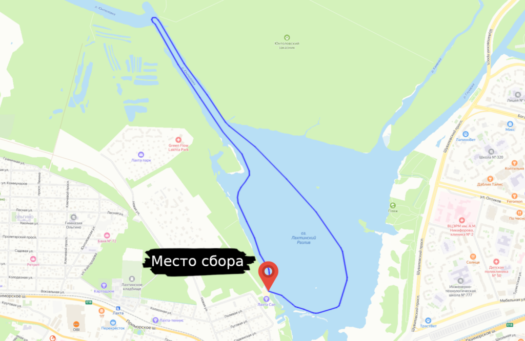 Карта маршрута