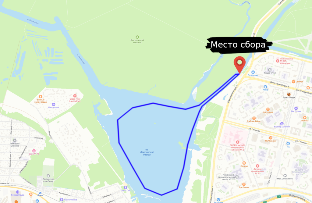 Карта маршрута